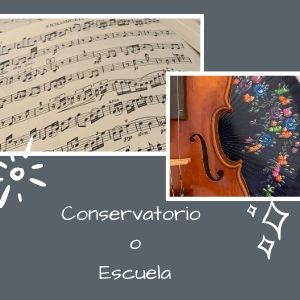Escuela de música o conservatorio. Diferencias y características.