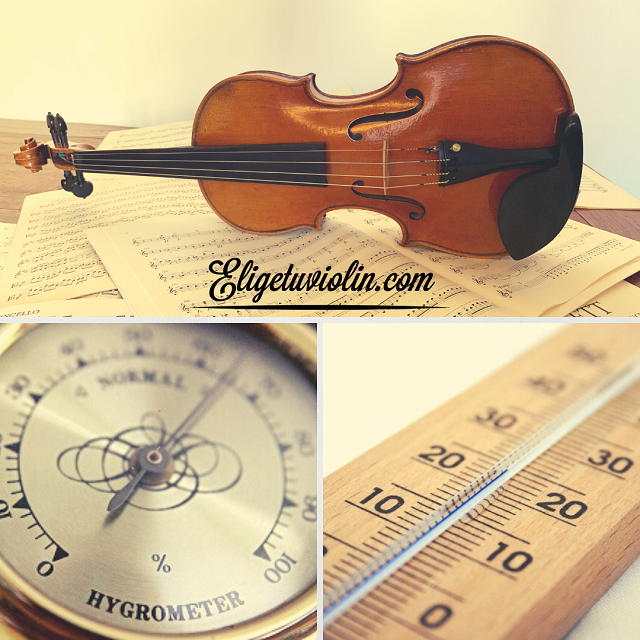 Protege al cello y al violin de la temperatura y humedad