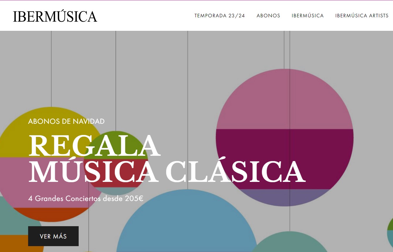 Un abono musical es un regalo inolvidable